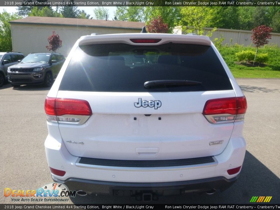 2018 Jeep Grand Cherokee Limited 4x4 Sterling Edition Bright White / Black/Light Gray Photo #4