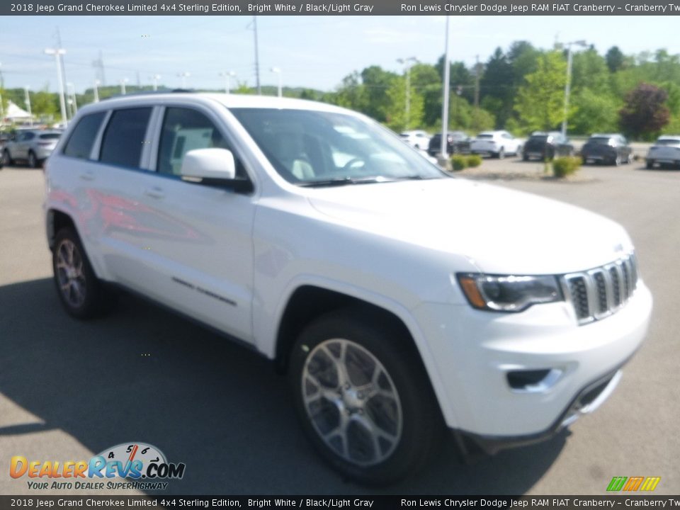 2018 Jeep Grand Cherokee Limited 4x4 Sterling Edition Bright White / Black/Light Gray Photo #7
