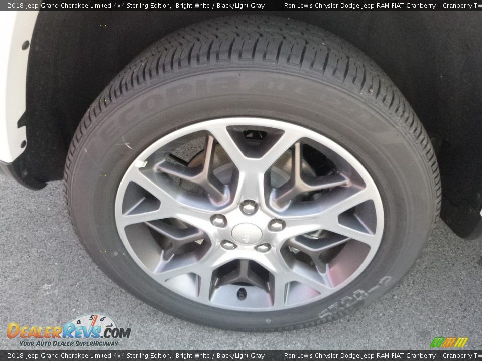 2018 Jeep Grand Cherokee Limited 4x4 Sterling Edition Bright White / Black/Light Gray Photo #12