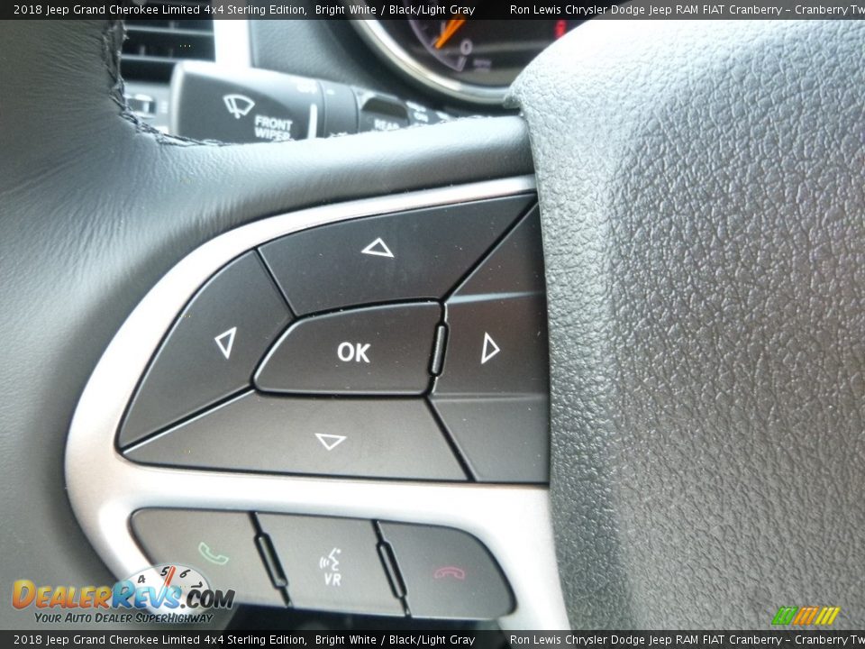 2018 Jeep Grand Cherokee Limited 4x4 Sterling Edition Bright White / Black/Light Gray Photo #20