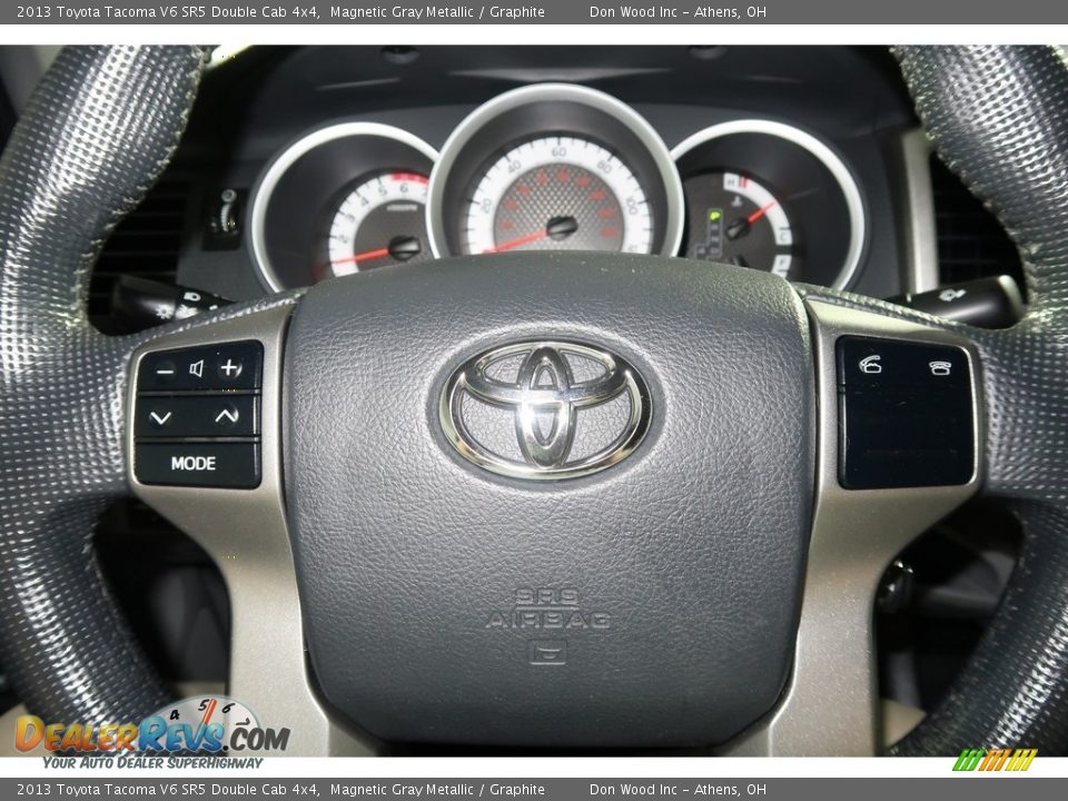 2013 Toyota Tacoma V6 SR5 Double Cab 4x4 Magnetic Gray Metallic / Graphite Photo #15