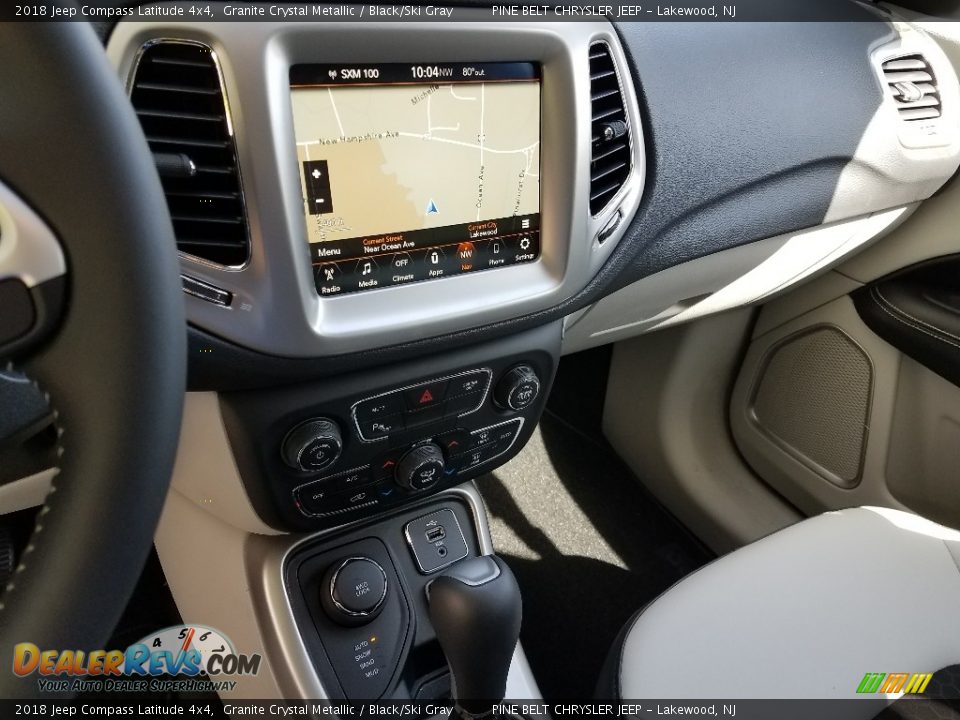 2018 Jeep Compass Latitude 4x4 Granite Crystal Metallic / Black/Ski Gray Photo #4
