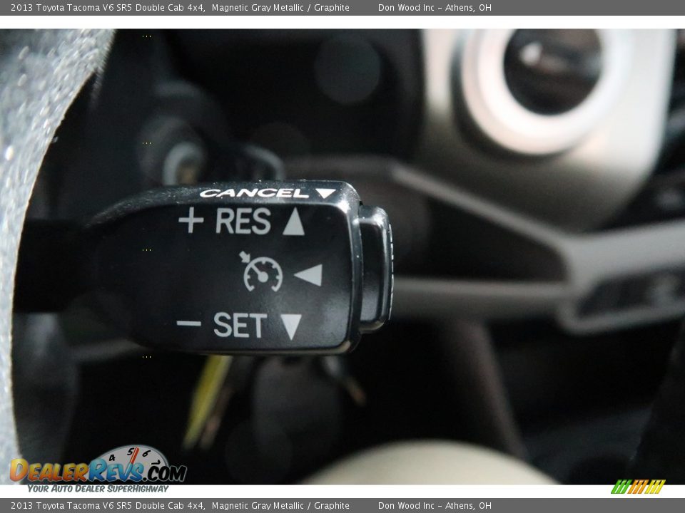2013 Toyota Tacoma V6 SR5 Double Cab 4x4 Magnetic Gray Metallic / Graphite Photo #31