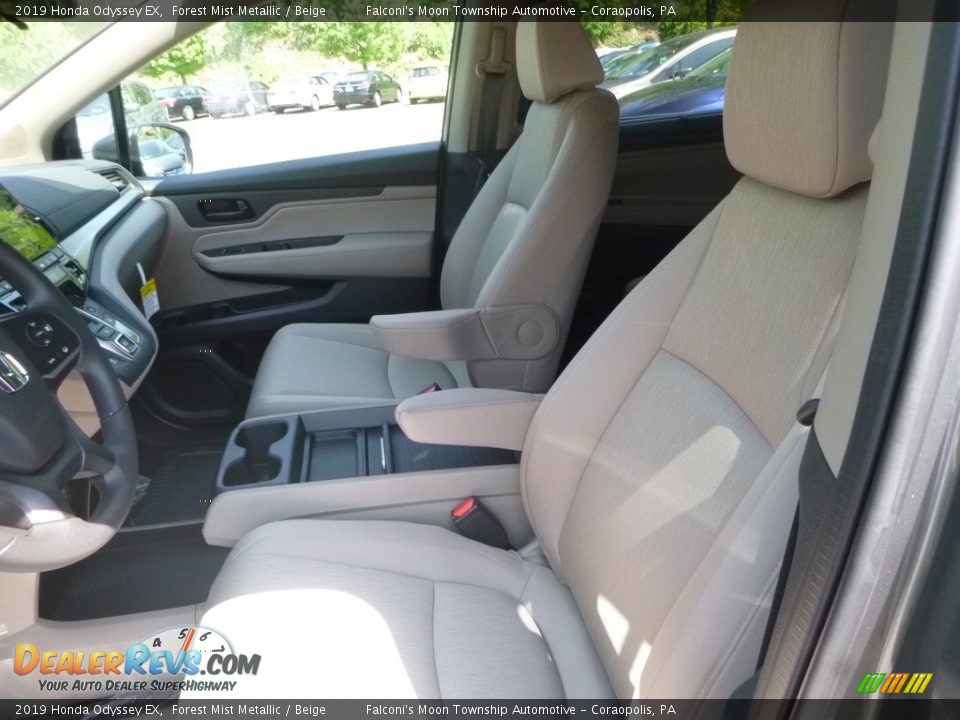 Beige Interior - 2019 Honda Odyssey EX Photo #8