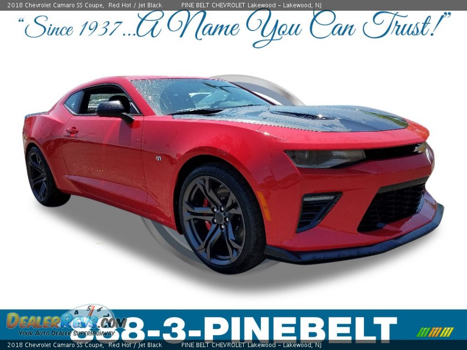 2018 Chevrolet Camaro SS Coupe Red Hot / Jet Black Photo #1