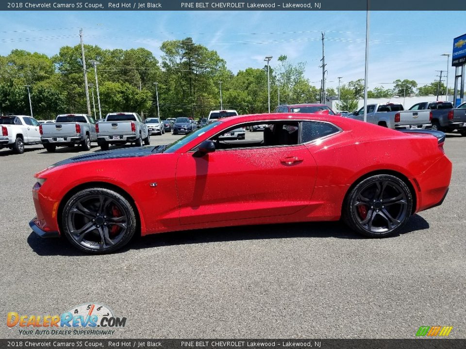 2018 Chevrolet Camaro SS Coupe Red Hot / Jet Black Photo #3