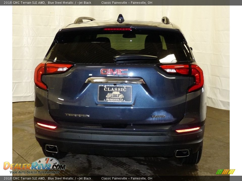 2018 GMC Terrain SLE AWD Blue Steel Metallic / ­Jet Black Photo #3