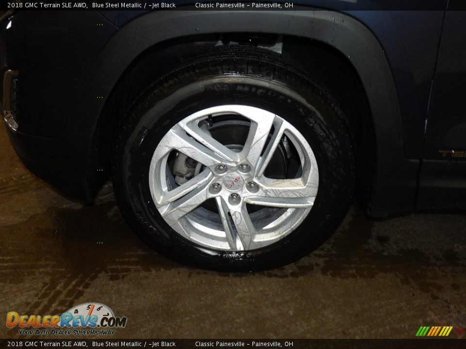 2018 GMC Terrain SLE AWD Blue Steel Metallic / ­Jet Black Photo #5