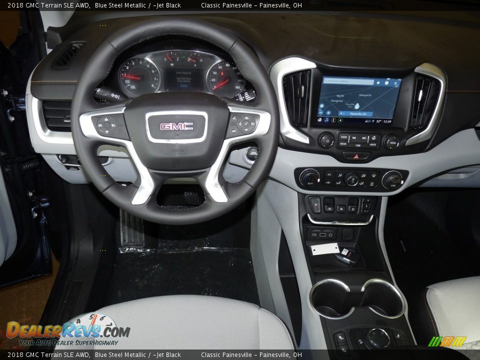 2018 GMC Terrain SLE AWD Blue Steel Metallic / ­Jet Black Photo #8