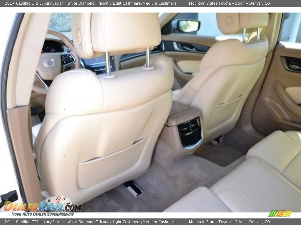 2014 Cadillac CTS Luxury Sedan White Diamond Tricoat / Light Cashmere/Medium Cashmere Photo #20