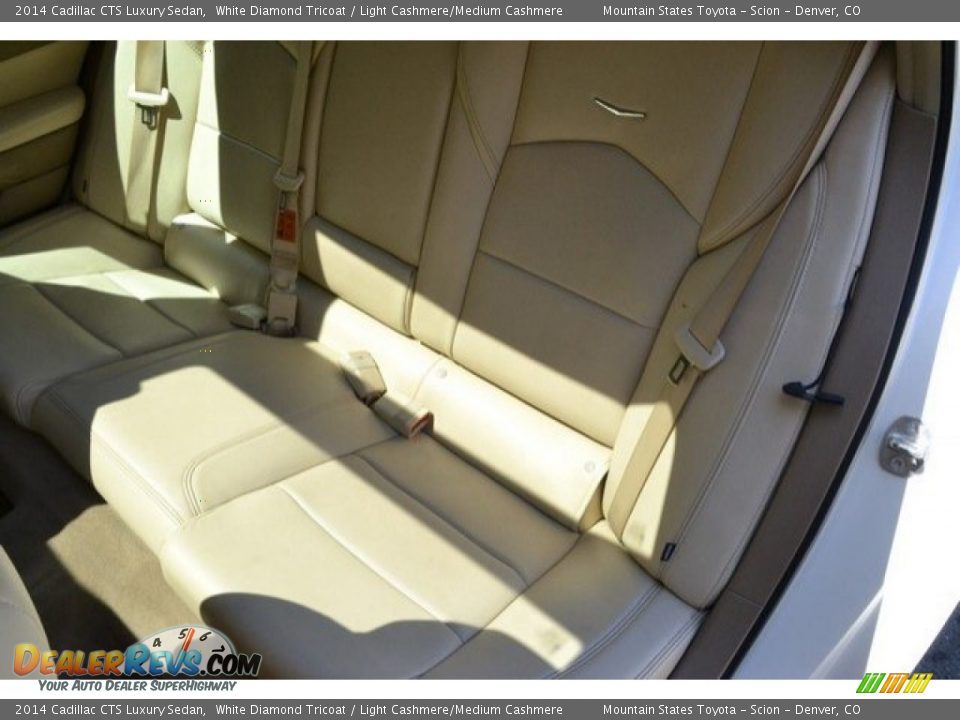 2014 Cadillac CTS Luxury Sedan White Diamond Tricoat / Light Cashmere/Medium Cashmere Photo #23