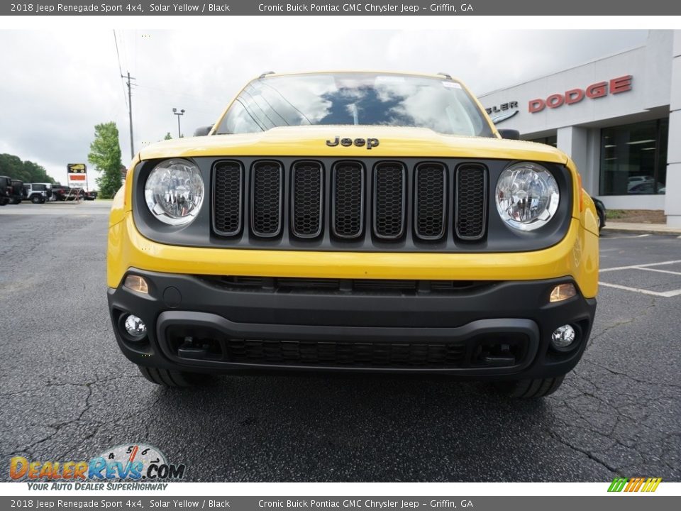 2018 Jeep Renegade Sport 4x4 Solar Yellow / Black Photo #2