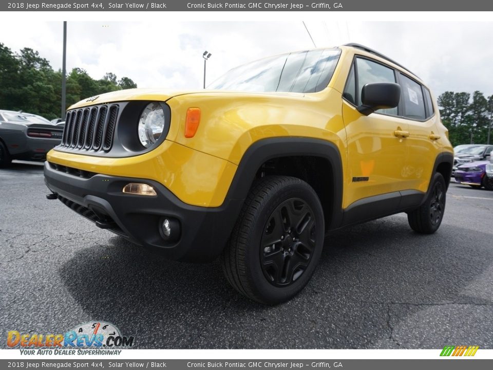 2018 Jeep Renegade Sport 4x4 Solar Yellow / Black Photo #3