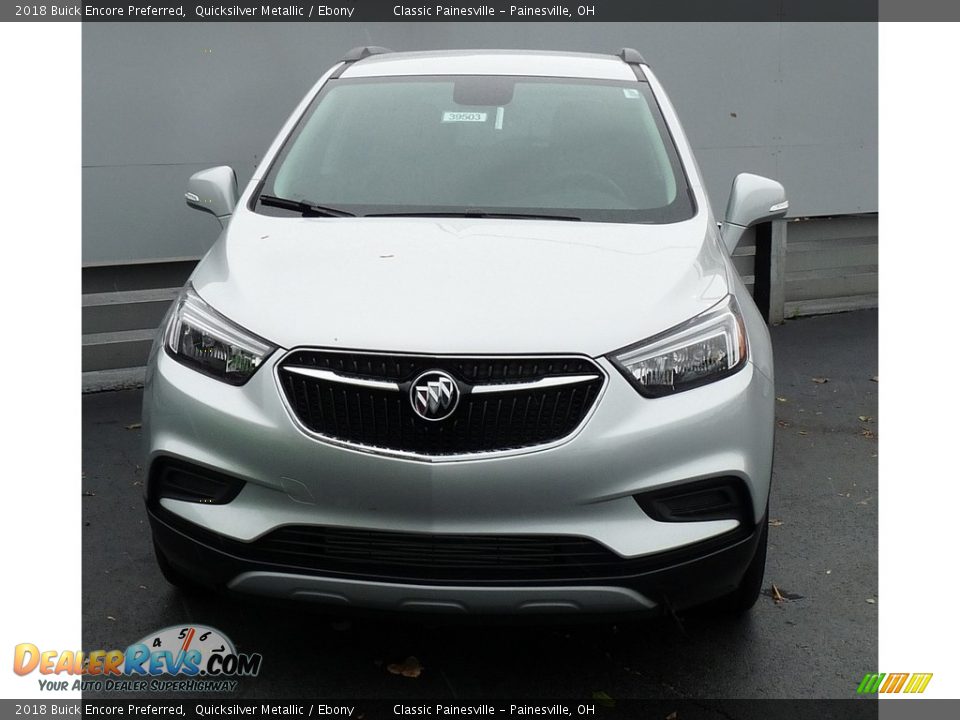 2018 Buick Encore Preferred Quicksilver Metallic / Ebony Photo #4