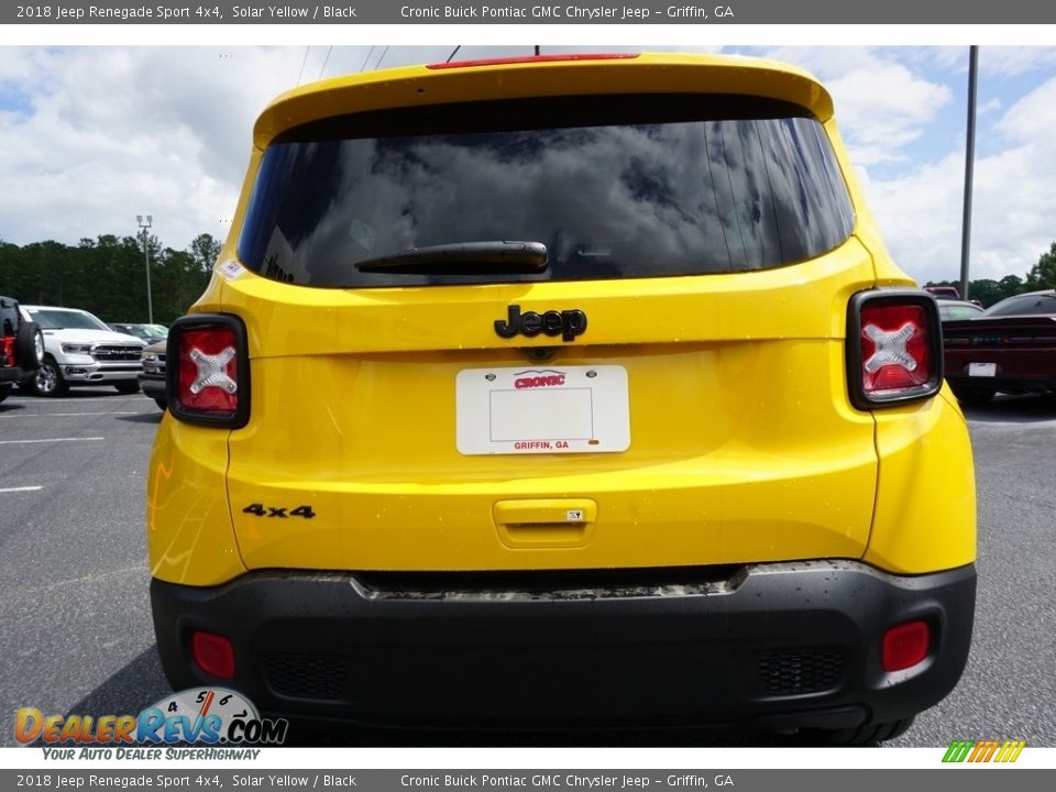 2018 Jeep Renegade Sport 4x4 Solar Yellow / Black Photo #13