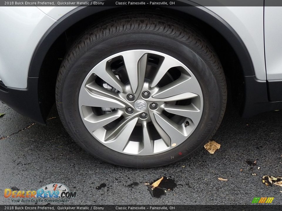 2018 Buick Encore Preferred Quicksilver Metallic / Ebony Photo #5