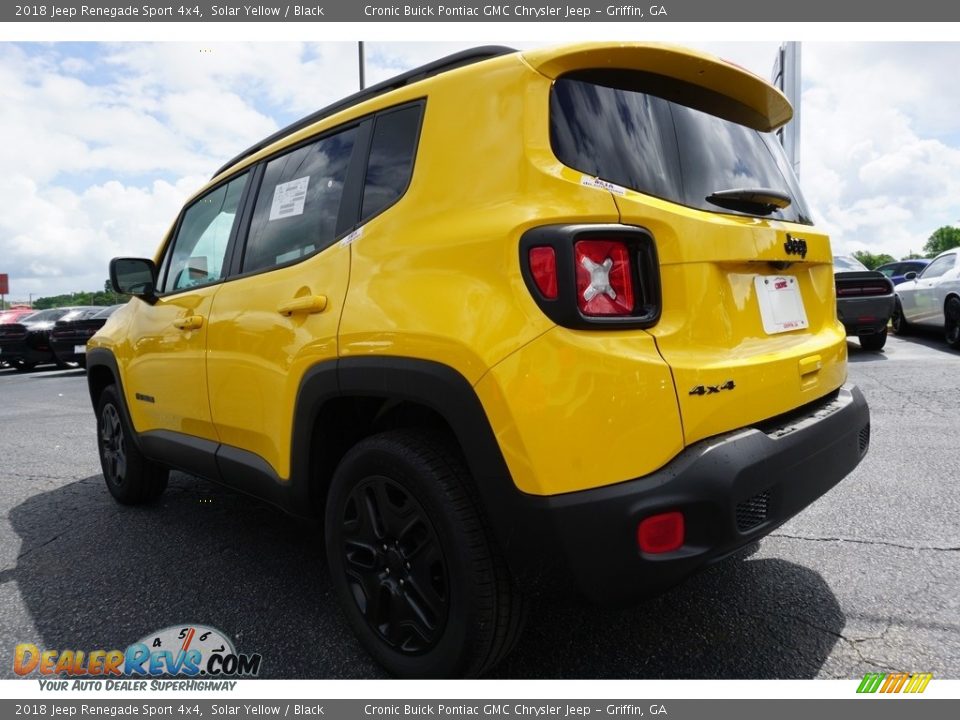2018 Jeep Renegade Sport 4x4 Solar Yellow / Black Photo #14
