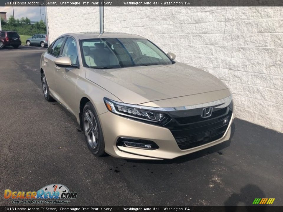 2018 Honda Accord EX Sedan Champagne Frost Pearl / Ivory Photo #1