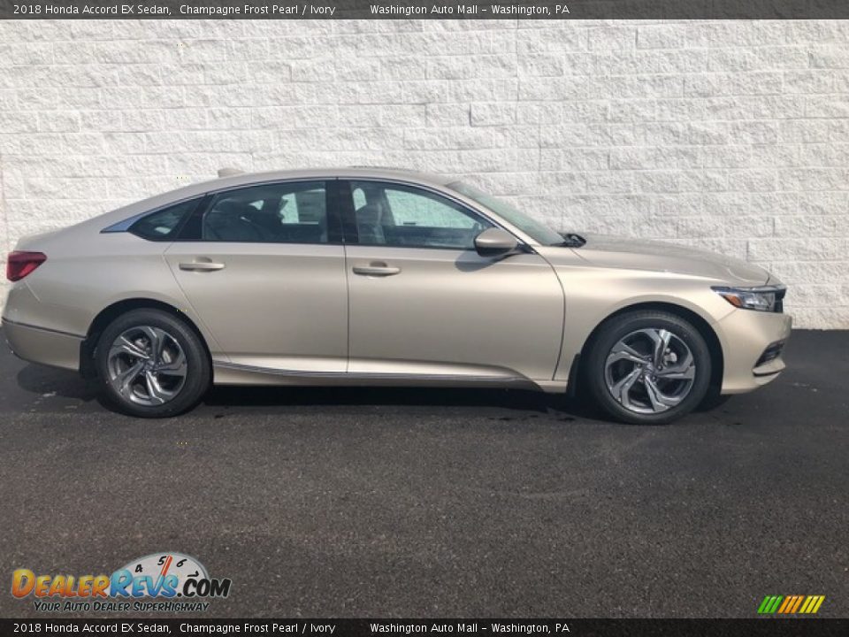 2018 Honda Accord EX Sedan Champagne Frost Pearl / Ivory Photo #3