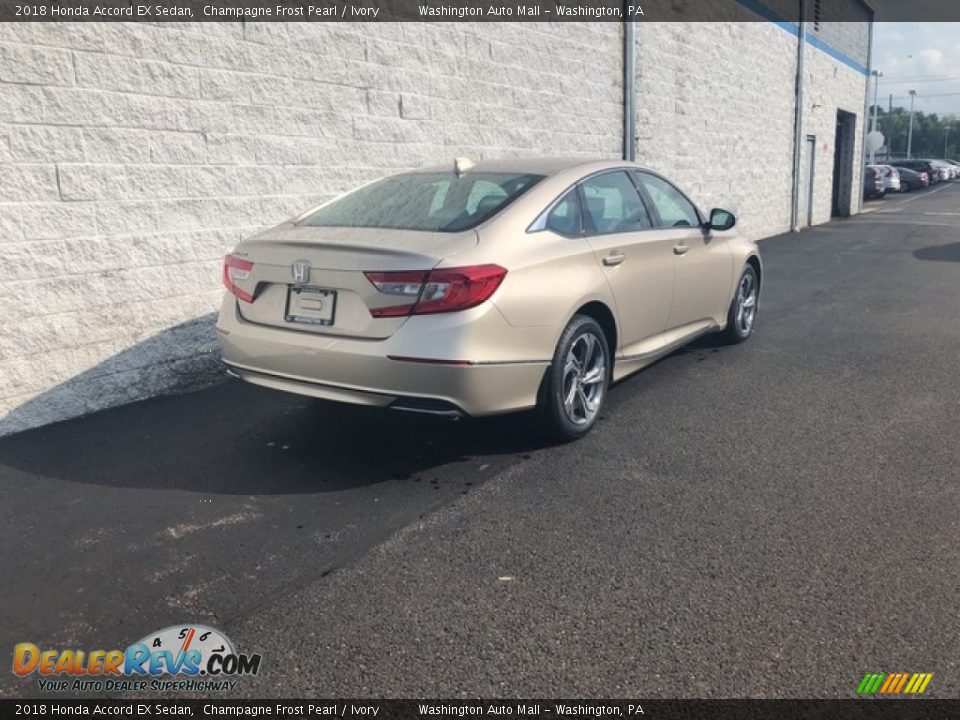 2018 Honda Accord EX Sedan Champagne Frost Pearl / Ivory Photo #4