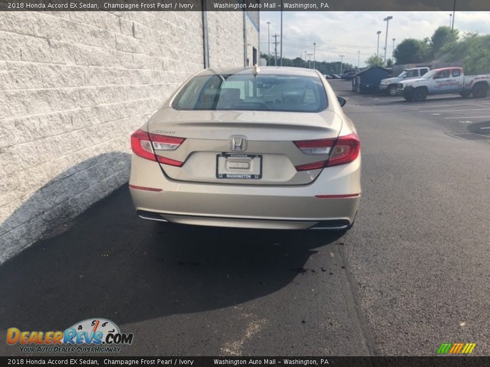2018 Honda Accord EX Sedan Champagne Frost Pearl / Ivory Photo #5