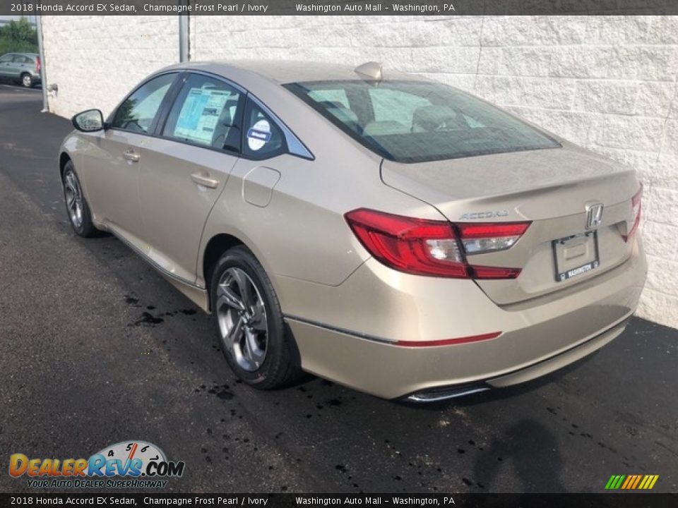 2018 Honda Accord EX Sedan Champagne Frost Pearl / Ivory Photo #6