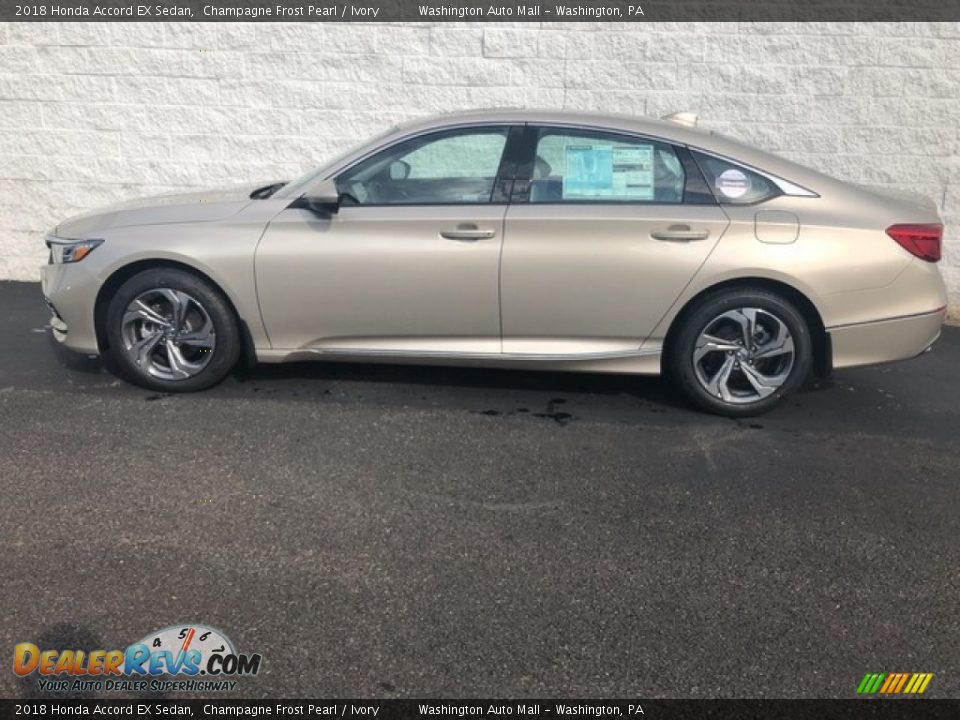 2018 Honda Accord EX Sedan Champagne Frost Pearl / Ivory Photo #7
