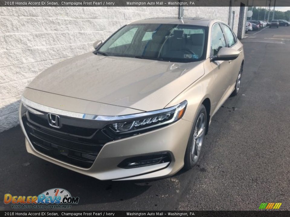 2018 Honda Accord EX Sedan Champagne Frost Pearl / Ivory Photo #8