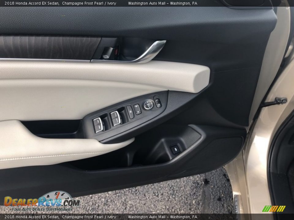 2018 Honda Accord EX Sedan Champagne Frost Pearl / Ivory Photo #11