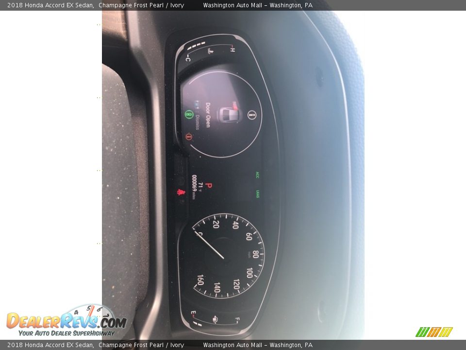 2018 Honda Accord EX Sedan Champagne Frost Pearl / Ivory Photo #12