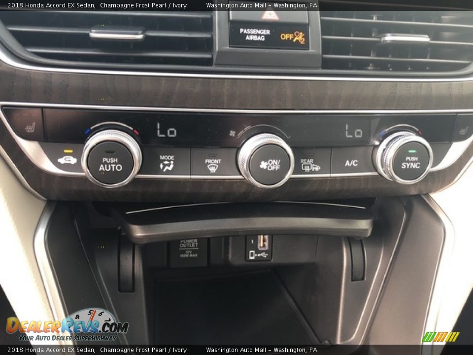 2018 Honda Accord EX Sedan Champagne Frost Pearl / Ivory Photo #15