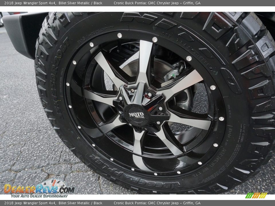 2018 Jeep Wrangler Sport 4x4 Billet Silver Metallic / Black Photo #7