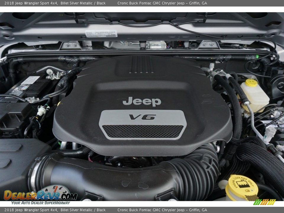 2018 Jeep Wrangler Sport 4x4 Billet Silver Metallic / Black Photo #8