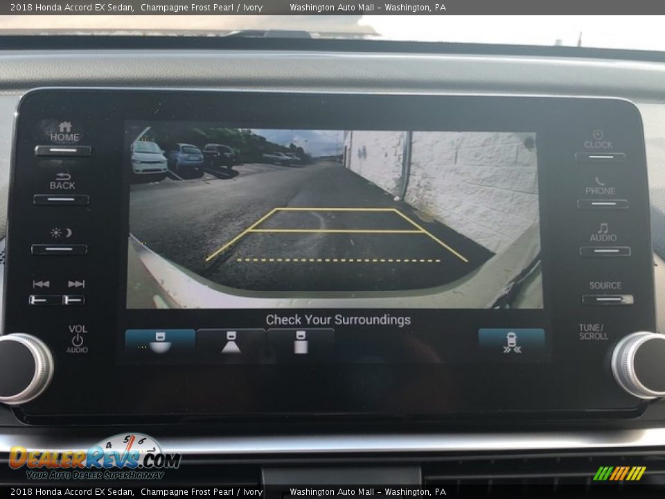 2018 Honda Accord EX Sedan Champagne Frost Pearl / Ivory Photo #21
