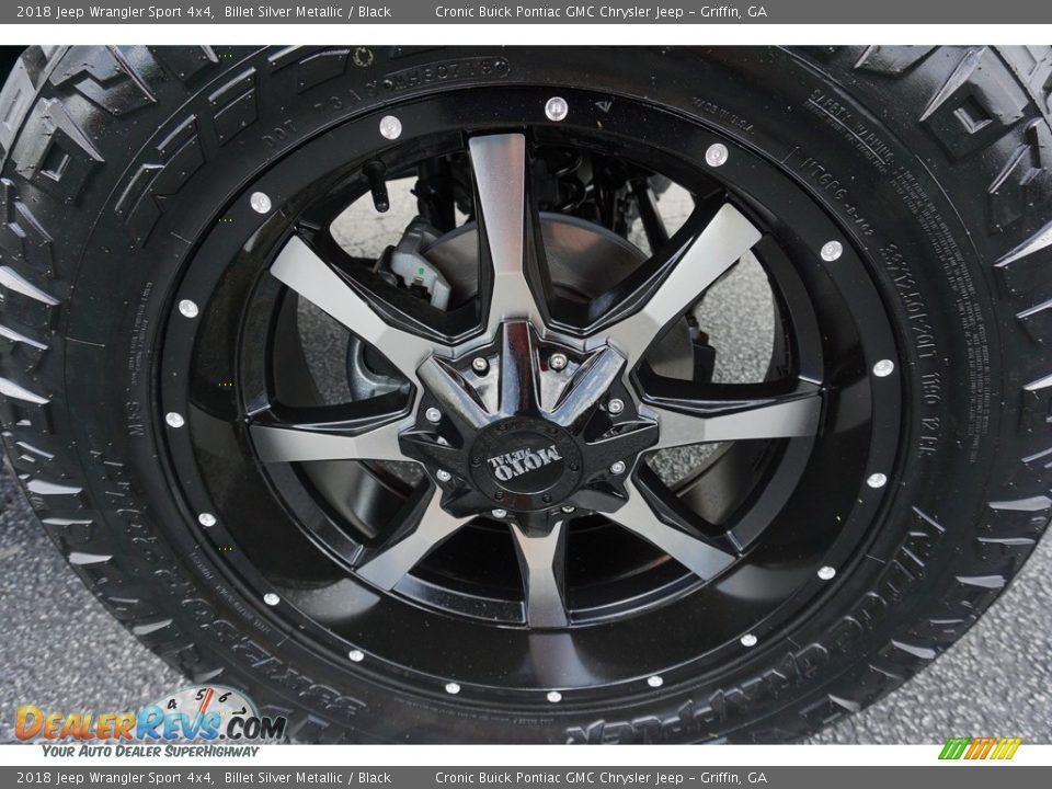2018 Jeep Wrangler Sport 4x4 Billet Silver Metallic / Black Photo #14