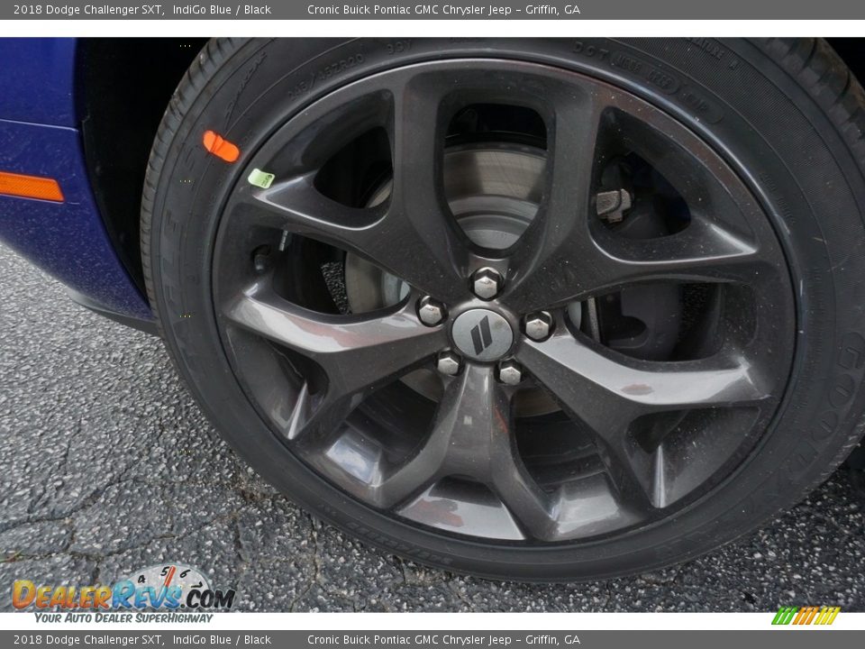 2018 Dodge Challenger SXT IndiGo Blue / Black Photo #8