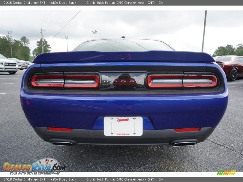 2018 Dodge Challenger SXT IndiGo Blue / Black Photo #12