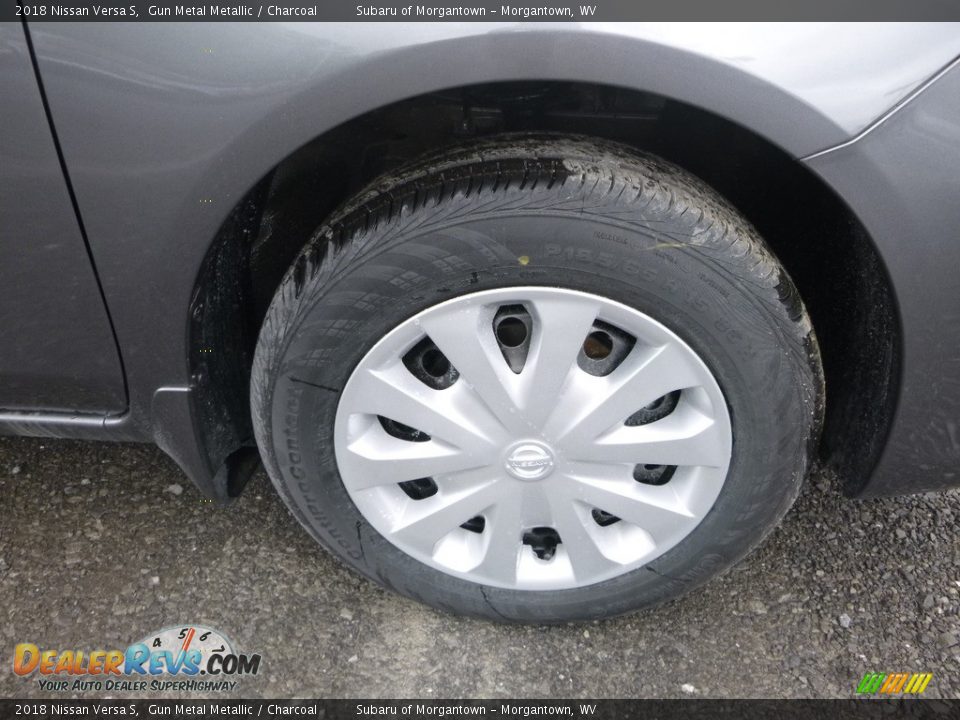 2018 Nissan Versa S Gun Metal Metallic / Charcoal Photo #2