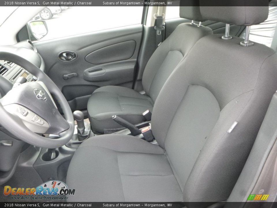 2018 Nissan Versa S Gun Metal Metallic / Charcoal Photo #13