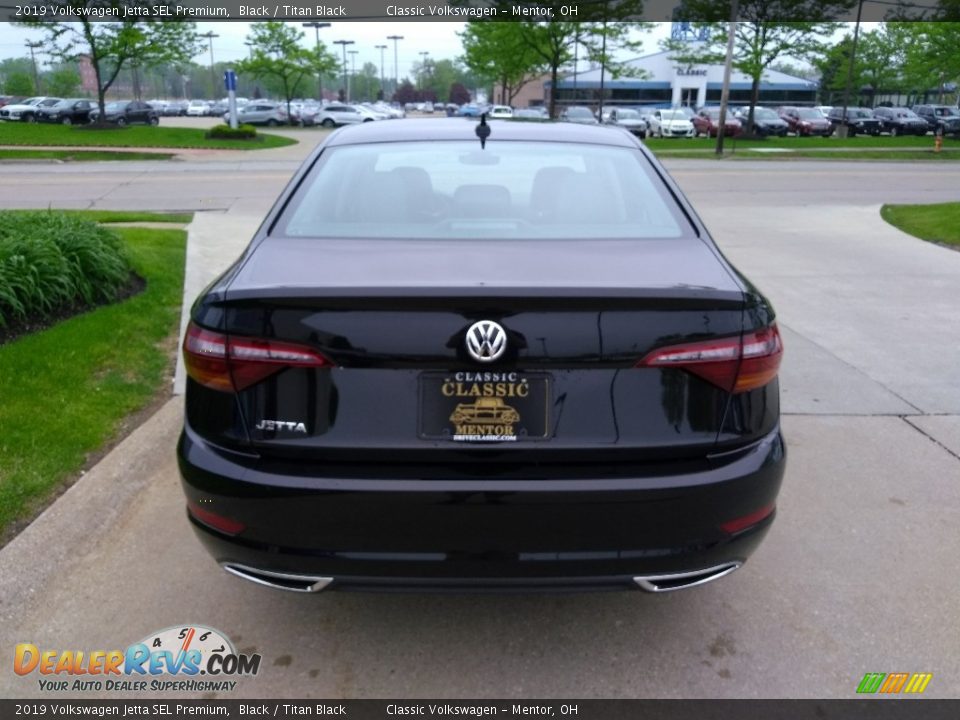 2019 Volkswagen Jetta SEL Premium Black / Titan Black Photo #5
