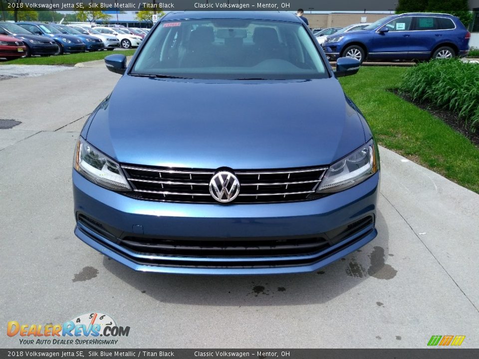 2018 Volkswagen Jetta SE Silk Blue Metallic / Titan Black Photo #1