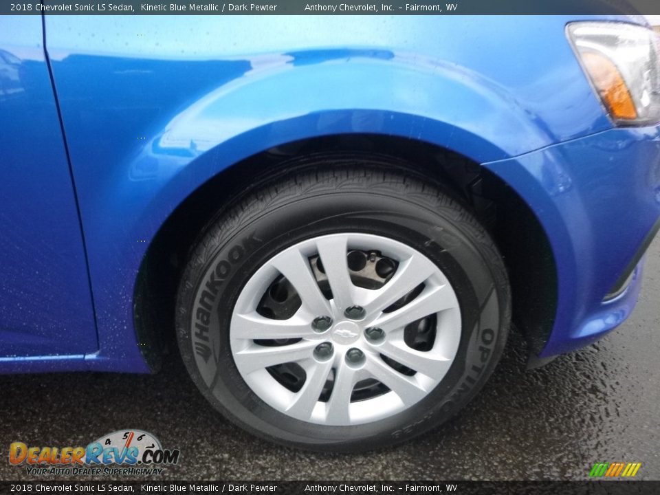 2018 Chevrolet Sonic LS Sedan Kinetic Blue Metallic / Dark Pewter Photo #2