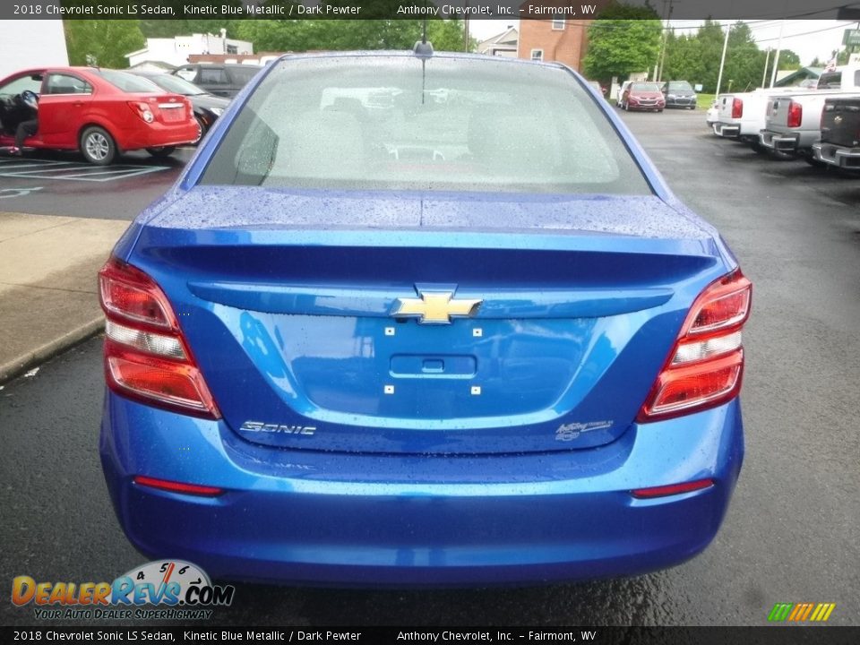2018 Chevrolet Sonic LS Sedan Kinetic Blue Metallic / Dark Pewter Photo #5