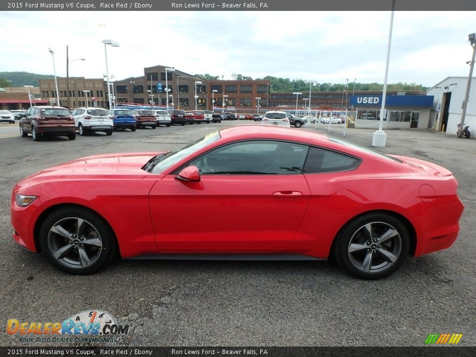 2015 Ford Mustang V6 Coupe Race Red / Ebony Photo #6
