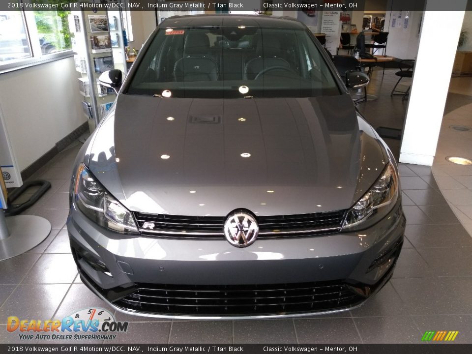2018 Volkswagen Golf R 4Motion w/DCC. NAV. Indium Gray Metallic / Titan Black Photo #1