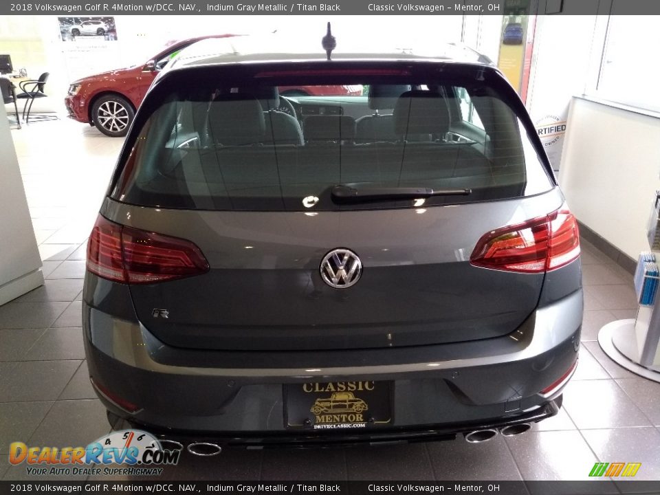 2018 Volkswagen Golf R 4Motion w/DCC. NAV. Indium Gray Metallic / Titan Black Photo #5