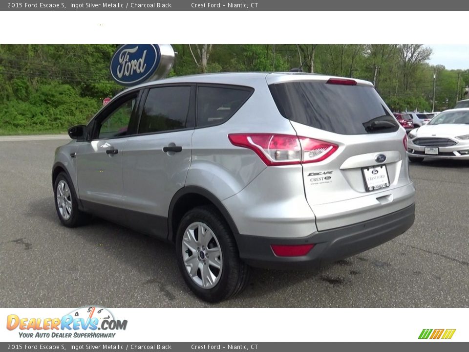 2015 Ford Escape S Ingot Silver Metallic / Charcoal Black Photo #5