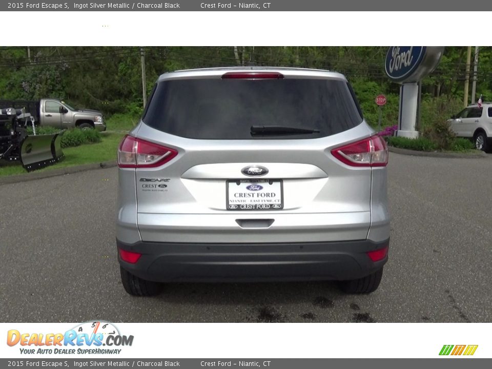 2015 Ford Escape S Ingot Silver Metallic / Charcoal Black Photo #6