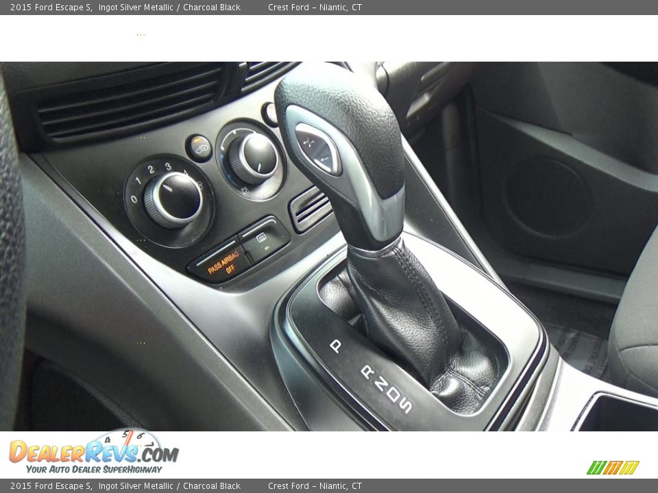 2015 Ford Escape S Ingot Silver Metallic / Charcoal Black Photo #15