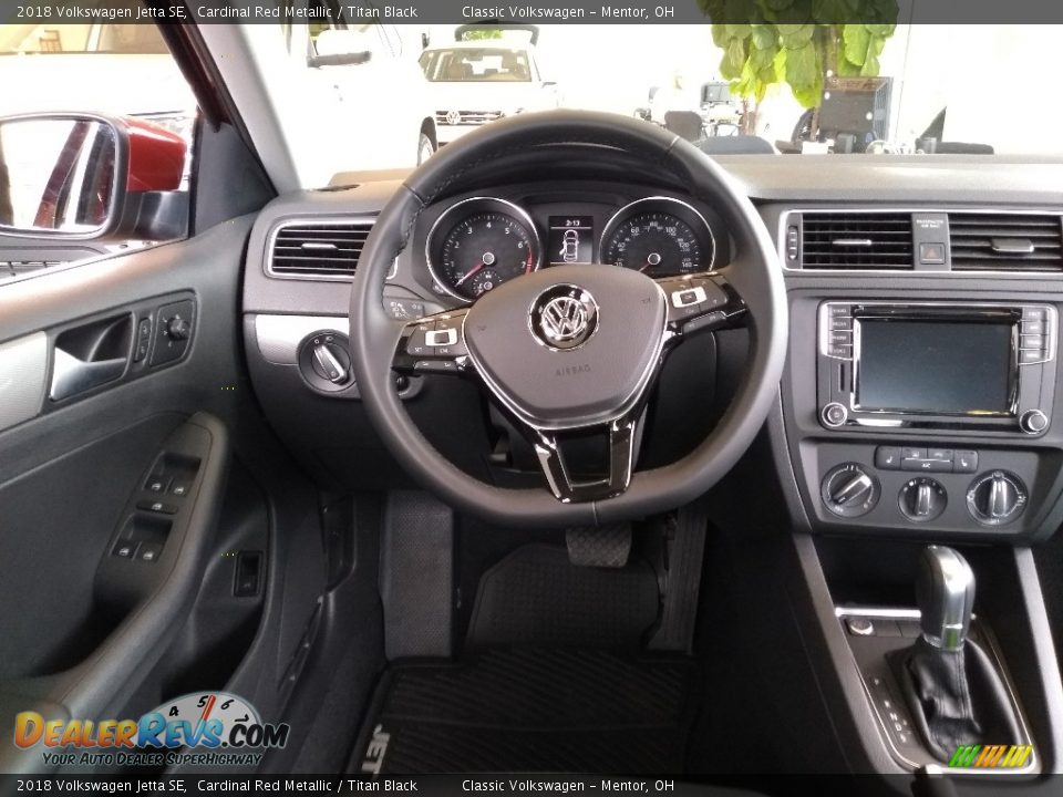 2018 Volkswagen Jetta SE Cardinal Red Metallic / Titan Black Photo #4
